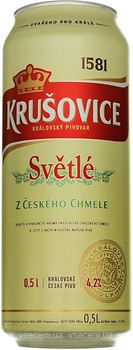 Фото Krusovice Svetle 4.2% ж/б 0.5 л