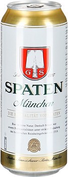 Фото Spaten Munchen Hell 5.2% ж/б 0.5 л