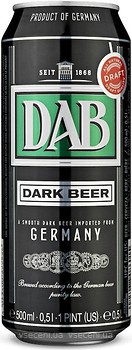 Фото DAB Dark Beer 4.9% з/б 0.5 л