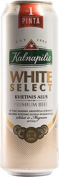 Фото Kalnapilis White Select 5% ж/б 0.568 л