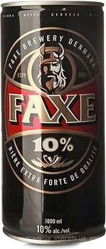Фото Faxe Extra Strong 10% з/б 1 л