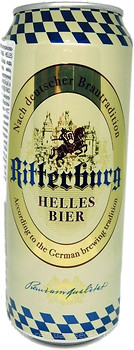 Фото Ritterburg Helles Bier 5% з/б 0.5 л