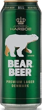 Фото Bear Beer Світле 5% з/б 0.5 л
