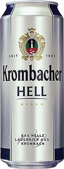 Фото Krombacher Hell 5% ж/б 0.5 л