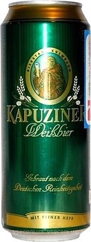 Фото Kapuziner Hefe-Weissbier Naturtrub 5.4% з/б 0.5 л