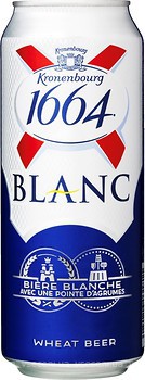 Фото Kronenbourg 1664 Blanc 4.8% з/б 0.5 л