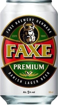 Фото Faxe Premium 5% ж/б 0.33 л