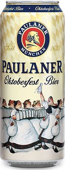 Фото Paulaner Oktoberfest Bier 6% з/б 0.5 л