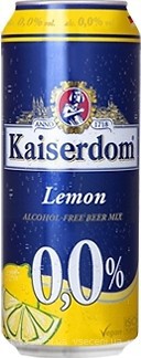 Фото Kaiserdom Lemon 0.0% з/б 0.5 л