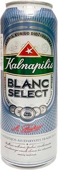 Фото Kalnapilis Blanc Select 4.7% з/б 0.568 л