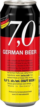 Фото 7.0 German Beer Craft 5.6% з/б 0.5 л