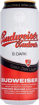 Фото Budweiser Budvar B:Dark 4.7% ж/б 0.5 л