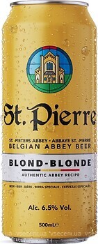 Фото St.Pierre Blond 6.5% ж/б 0.5 л