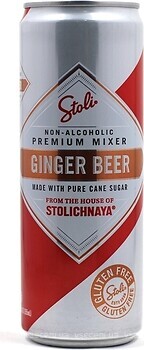 Фото Stolichnaya Ginger Beer Stoli 0% з/б 0.25 л