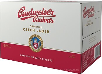 Фото Budweiser Budvar B:Original 5% 24x0.33 л