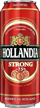 Фото Hollandia Strong 7.5% ж/б 12x0.5 л