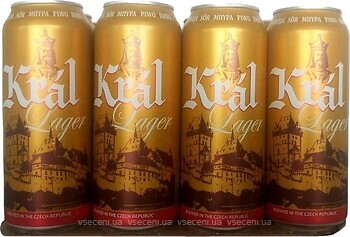 Фото Kral Lager 4.7% ж/б 12x0.5 л