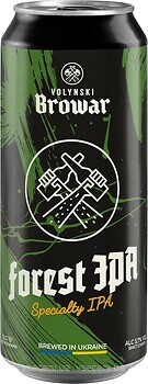 Фото Волинський Бровар Forest IPA 5.7% ж/б 0.5 л