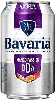 Фото Bavaria Mango Passion Malt 0.0% з/б 0.33 л