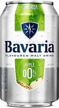 Фото Bavaria Apple Malt 0.0% з/б 0.33 л