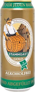 Фото Stammgast Gold Alkoholfrei 0.5% ж/б 0.5 л