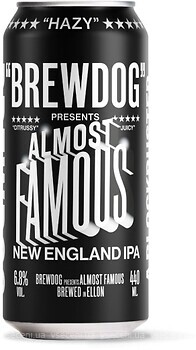 Фото BrewDog Almost Famous 6.8% з/б 0.44 л