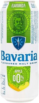 Фото Bavaria Apple Malt 0.0% з/б 0.5 л