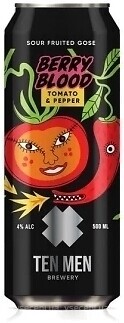 Фото Ten Men Brewery Berry Blood Black Tomato and Pepper 4% з/б 0.5 л