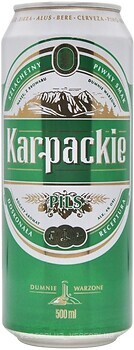 Фото Karpackie Pils 4% з/б 0.5 л