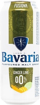 Фото Bavaria Ginger Lime Malt 0.0% з/б 0.5 л