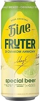 Фото Чернігівське Біле Fruter зі смаком лимону 4% з/б 0.5 л