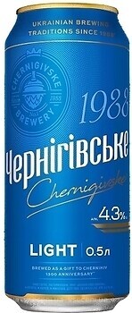 Фото Чернігівське Light 4.3% ж/б 0.5 л