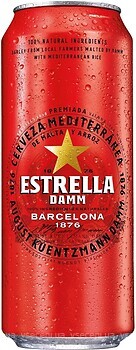 Фото Estrella Damm Barcelona 4.6% ж/б 24x0.5 л
