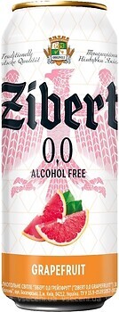 Фото Zibert Grapefruit 0% ж/б 0.5 л