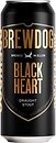 Фото BrewDog Black Heart 4.1% ж/б 0.44 л