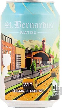 Фото St. Bernardus Watou Classic Belgian Wit 5.5% ж/б 0.33 л