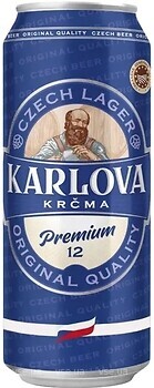 Фото Karlova Krcma Premium 12 4.8% ж/б 0.5 л