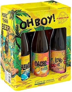 Фото Forever Oh Boy Love is Cherry, King's Vienna, Space Travel Juicy, Macho Mango, Dominant Crea 5-6.5% 6x0.5 л
