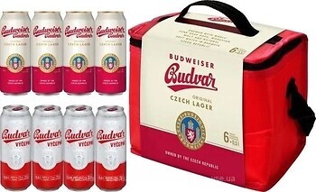 Фото Budweiser Budvar B:Original, Vycepni 5% ж/б 6x0.5 л + термосумка