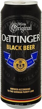 Фото Oettinger Black Beer 4.9% ж/б 0.5 л