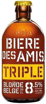 Фото Biere des Amis Triple 8.5% 0.33 л