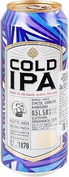 Фото Olvi Cold IPA 5% ж/б 0.5 л