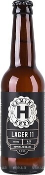 Фото Heming Lager 11 Нефільтроване 4.9% 0.33 л