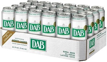 Фото DAB Hoppy Lager 5% ж/б 24x0.5 л