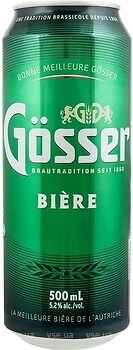 Фото Gosser Світле 5.2% з/б 24x0.5 л