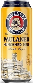 Фото Paulaner Original Munchner Hell 4.9% ж/б 24x0.5 л