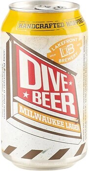 Фото Lakefront Brewery Dive Beer 4.2% ж/б 0.355 л