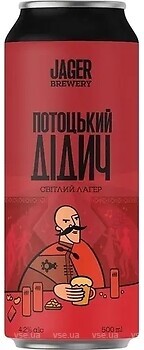 Фото Jager Дідіч Потоцький 4.2% з/б 0.5 л