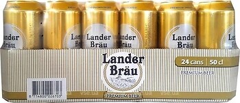 Фото Lander Brau Premium 4.9% ж/б 24x0.5 л