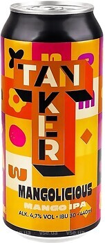 Фото Tanker Mangolicious Mango IPA 4.7% ж/б 0.44 л